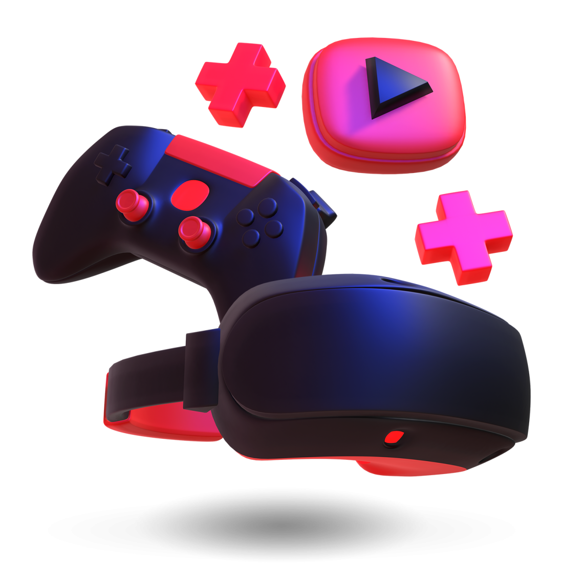 Ilustración de accesorios gamer